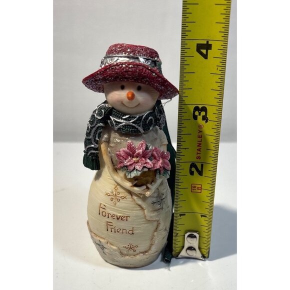 Birch Hearts Forever Friend Snowman Figurine 2008 4" Holiday Decoration #81046 - Picture 5 of 6